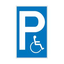 Parkplatz- und Halteverbotsschilder aus Aluminium