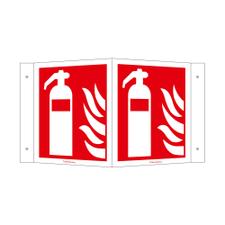 Feuerlöscher Winkelschild
