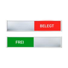 Frei- / Belegt Türschild „Silver“