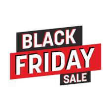 Aufkleber „Black Friday“