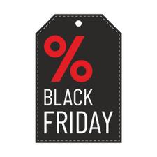 Autocollant vitrine "Black Friday"