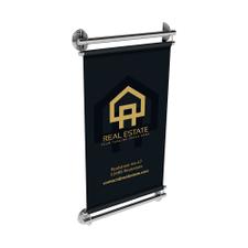 Edelstahl Bannerhalter INOX „Wall”