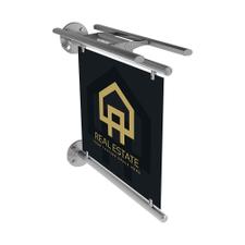 Porte-affiche en acier inoxydable "INOX"