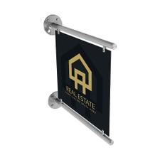 Porte-affiche en acier inoxydable "INOX"