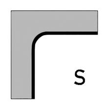 Emporte-pièce pour arrondisseur d'angle "Profi”