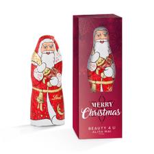 Babbo Natale Lindt in scatola promozionale stampata