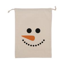 Sac en coton "Bonhomme de neige"