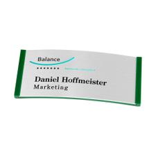 Namensschild „Balance Alu-Complete“ inkl. Drucknebenkosten