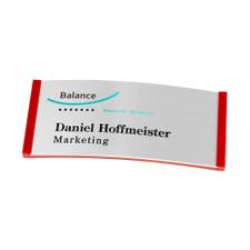 Namensschild „Balance Alu-Complete“ inkl. Drucknebenkosten