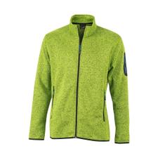 Herren Strickfleece Jacke