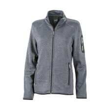 Damen Strickfleece Jacke