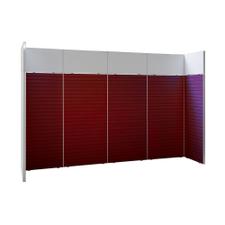 FlexiSlot®-Messestand „Style“ 3.900 x 800 mm Kopfstand