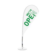 Beach flag "Open"