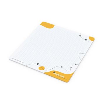 Tapis de souris avec bloc-notes adhésif