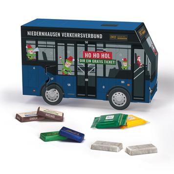 Calendario dell'Avvento "Bus"