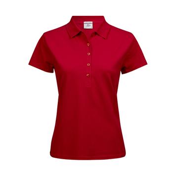 Schweres Damen Luxus Piqué Stretch Polo „TeeJays 145“