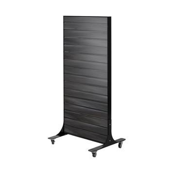 Mobiles FlexiSlot® Lamellenwand-Display „Style-Black”