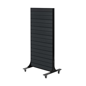 Mobiles FlexiSlot® Lamellenwand-Display „Style-Black”