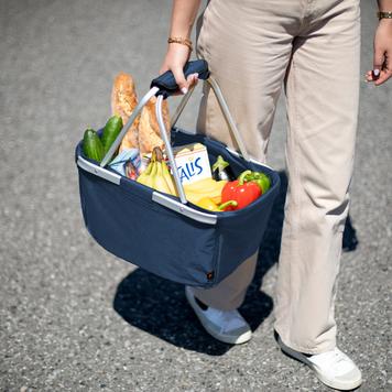 Shopper "BASKET" - panier pliant en tissu