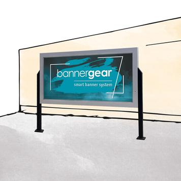 Bannergear™ Stand "Fondation", 1 face