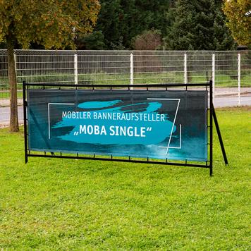 Mobiler Banneraufsteller „Moba Single”