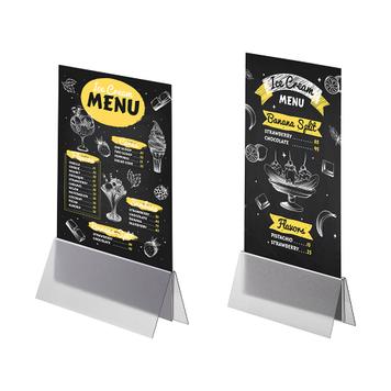 Porte-menu PVC