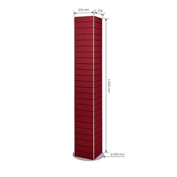 FlexiSlot® Lamellenwand Tower „York“