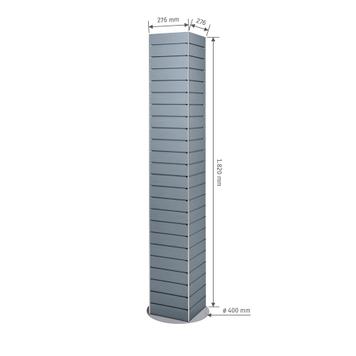 FlexiSlot® Lamellenwand Tower „York“