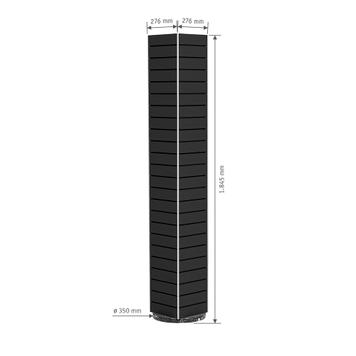 FlexiSlot® Lamellenwand Tower „York“