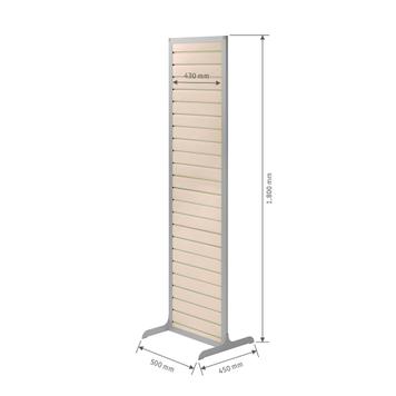 FlexiSlot® Lamellenwand Tower „Construct-Slim“