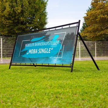 Mobiler Banneraufsteller „Moba Single”