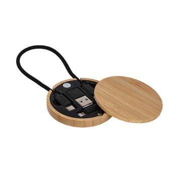 Câble de chargement 4 en 1 "Reeves Convertics Bamboo Evo".