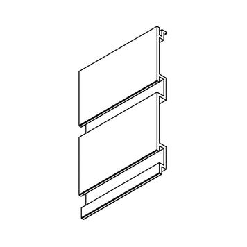 FlexiSlot® Lamellenwand Profil in individueller Länge