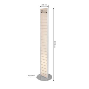 Tour à panneau lamellé FlexiSlot "Slim"