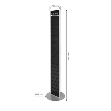 FlexiSlot® Lamellenwand Tower „Slim“