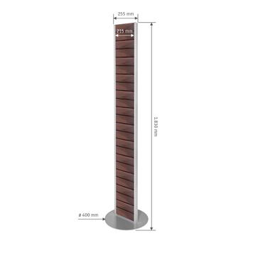 FlexiSlot® Lamellenwand Tower „Slim“