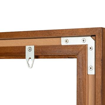 Cornice stretchframe in legno "Madeira" per il montaggio a parete