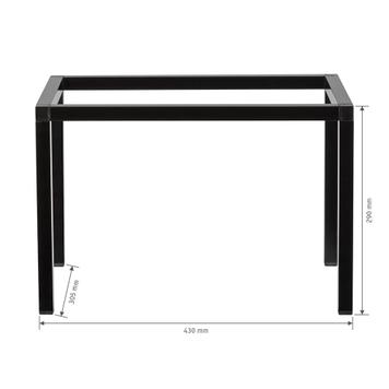 Support pour paniers "Construct-Black" pour paniers de 20 l