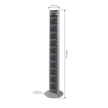 FlexiSlot® Lamellenwand Tower „Slim“ teilbar