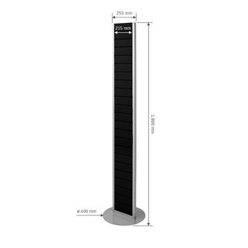 FlexiSlot® Lamellenwand Tower „Slim“ teilbar