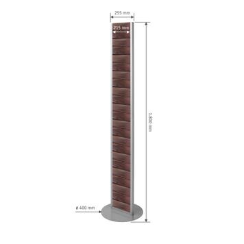 Tour divisible en panneaux lamellés FlexiSlot® "Slim"