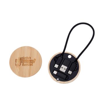 4-in-1 Ladekabel „Reeves Convertics Bamboo Evo“