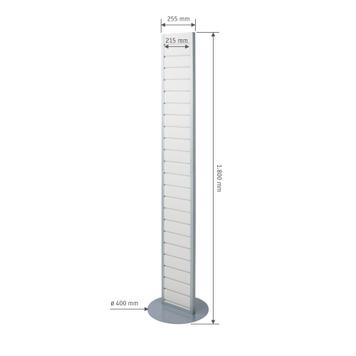 FlexiSlot® Lamellenwand Tower „Slim“ teilbar