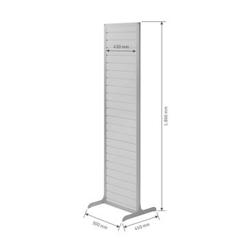 FlexiSlot® Lamellenwand Tower „Construct-Slim“