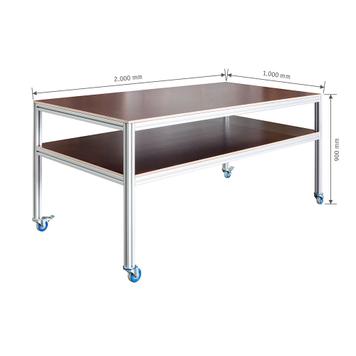 Table de production mobile "Quattro"