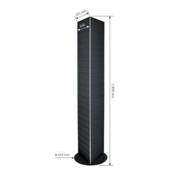 FlexiSlot® Lamellenwand Tower „Triflex“